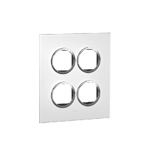 Legrand Arteor White Plate, 2x4 M, 5759 40
